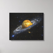 pinda's | Charlie Brown ruimed uit Canvas Afdruk (Voorkant)