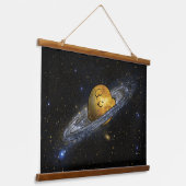 pinda's | Charlie Brown ruimed uit Hangend Wandkleed (Gebogen)