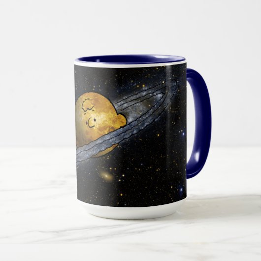 pinda's | Charlie Brown ruimed uit Mok (Voorkant rechts)