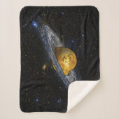 pinda's | Charlie Brown ruimed uit Sherpa Deken (Voorkant)