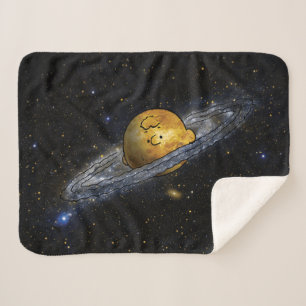 pinda's   Charlie Brown ruimed uit Sherpa Deken