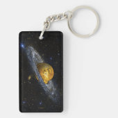 pinda's | Charlie Brown ruimed uit Sleutelhanger (achterkant)