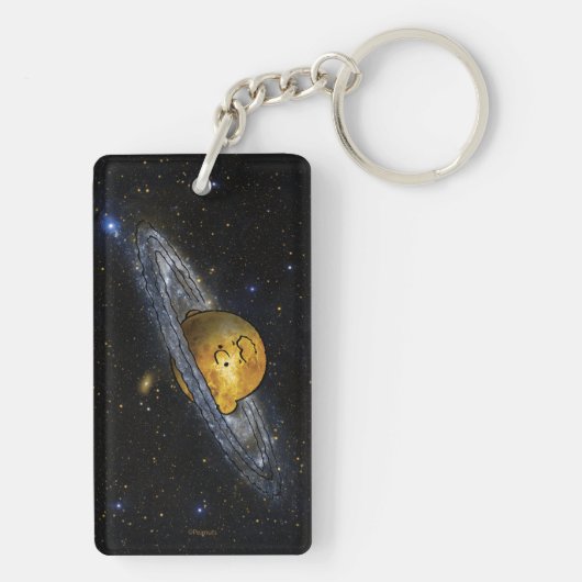 pinda's | Charlie Brown ruimed uit Sleutelhanger (achterkant)