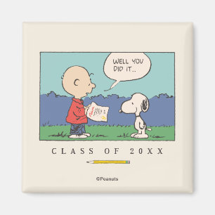 Pinda's Charlie Brown Snoopy Nou je hebt het gedaa Magneet