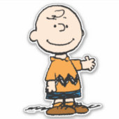 pinda's | Charlie Brown Sticker (Voorkant)
