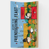 pinda's | Charlie Brown Thanksgiving Feast Welcome Spandoek (Verticaal)