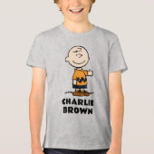 pinda's | Charlie Brown Tri-Blend Shirt (Voorkant)