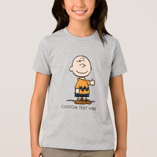 Pinda's | Charlie Brown Tri-Blend Shirt (Voorkant)