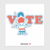 pinda's | Charlie Brown Vote Sticker (Vel)