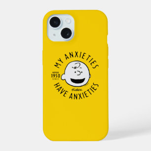 Pinda's Charlie Brown Zenuwachtig Sinds 1950 iPhone 15 Case