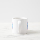 pinda's | Comfort & Beveiligingsbadge blauw Espresso Kop (Achterkant)