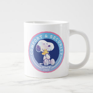 pinda's   Comfort & Beveiligingsbadge blauw Grote Koffiekop
