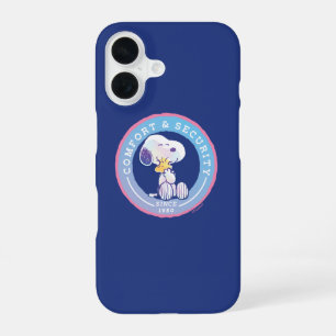 pinda's Comfort & Beveiligingsbadge blauw iPhone 16 Hoesje