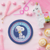 pinda's | Comfort & Beveiligingsbadge blauw Papieren Bordje (Feest)