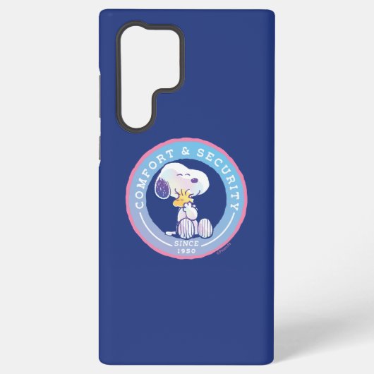 pinda's | Comfort & Beveiligingsbadge blauw Samsung Galaxy Hoesje (Achterkant)