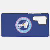 pinda's | Comfort & Beveiligingsbadge blauw Samsung Galaxy Hoesje (Achterkant horizontaal)
