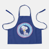 pinda's | Comfort & Beveiligingsbadge blauw Schort (Voorkant)