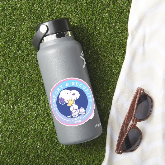 pinda's | Comfort & Beveiligingsbadge blauw Sticker (HydroFlask Insitu)