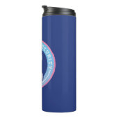 pinda's | Comfort & Beveiligingsbadge blauw Thermosbeker (Geroteerd rechts)