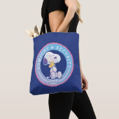 pinda's | Comfort & Beveiligingsbadge blauw Tote Bag (Dichtbij)