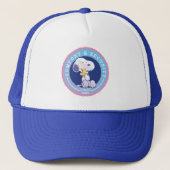 pinda's | Comfort & Beveiligingsbadge blauw Trucker Pet (Voorkant)