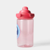 pinda's | Comfort & Beveiligingsbadge blauw Waterfles (Achterkant)