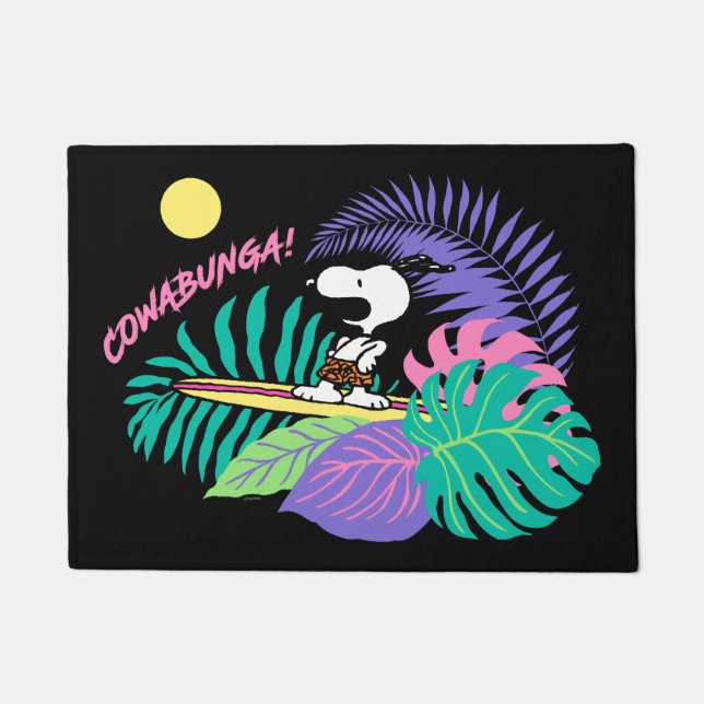 pinda's | Cowabunga Snoopy Deurmat (Voorkant)