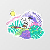 pinda's | Cowabunga Snoopy Raamsticker (Vel)