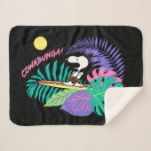 pinda's | Cowabunga Snoopy Sherpa Deken (Voorkant (horizontaal))