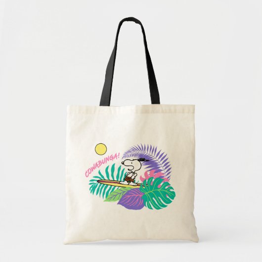 pinda's | Cowabunga Snoopy Tote Bag (Voorkant)