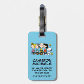 pinda's | De gang Bagagelabel (Achterkant verticaal)