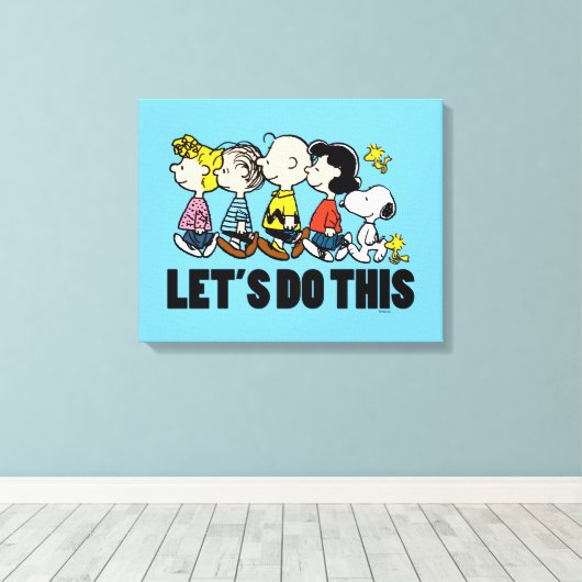 pinda's | De gang Canvas Afdruk (Insitu (Houten vloer))