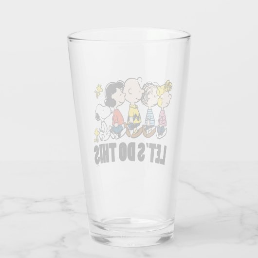 pinda's | De gang Glas (Achterkant)