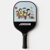 pinda's | De gang | Jouw namen toevoegen Pickleball Paddle (Achterkant)