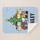 pinda's | De gang | Jouw namen toevoegen Sherpa Deken (Voorkant (horizontaal))