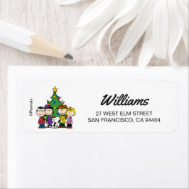 pinda's | De gang rond de kerstboom Etiket