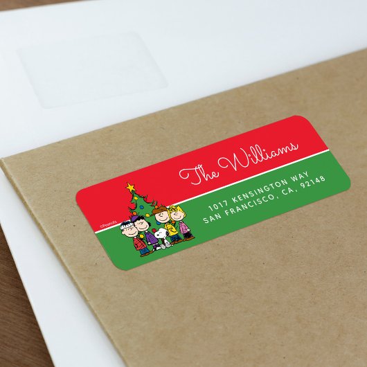 pinda's | De gang rond de kerstboom Etiket