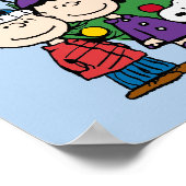 pinda's | De gang rond de kerstboom Poster (Hoek)