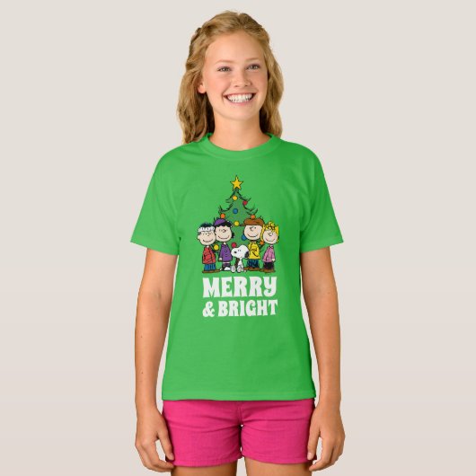 pinda's | De gang rond de kerstboom T-shirt (Voorkant volledig)