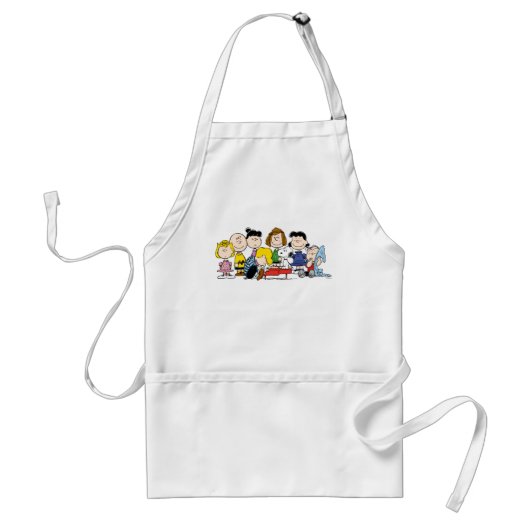 pinda's | De gang rond de Piano Standaard Schort (Voorkant)