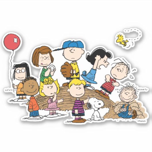 pinda's | De gang Sticker (Voorkant)