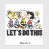 pinda's | De gang Sticker (Vel)