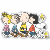 pinda's | De gang Sticker (Voorkant)