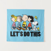 pinda's | De gang Wandkleed (Voorkant (horizontaal))