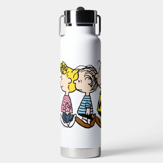 pinda's | De gang Waterfles (Voorkant)