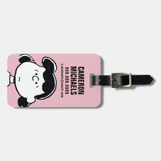 pinda's | De gezichten van Lucy Bagagelabel (Voorkant horizontaal)