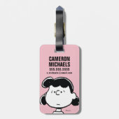 pinda's | De gezichten van Lucy Bagagelabel (Achterkant verticaal)