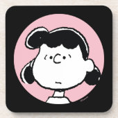 pinda's | De gezichten van Lucy Bier Onderzetter (Voorkant)