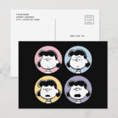 pinda's | De gezichten van Lucy Briefkaart (Voorkant / Achterkant)