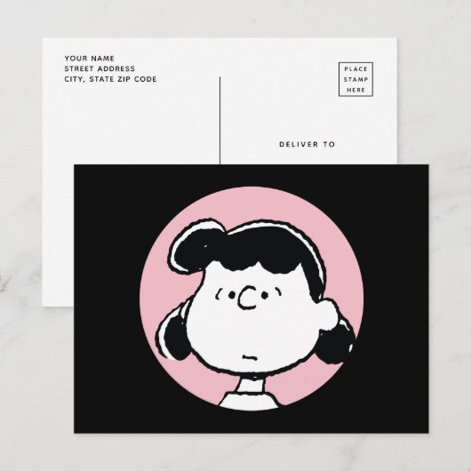 pinda's | De gezichten van Lucy Briefkaart (Voorkant / Achterkant)